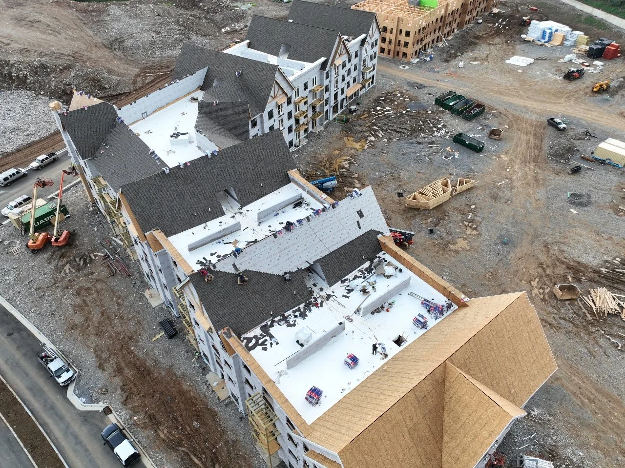 Asphalt shingle roofing project in Hendersonville, Tennessee